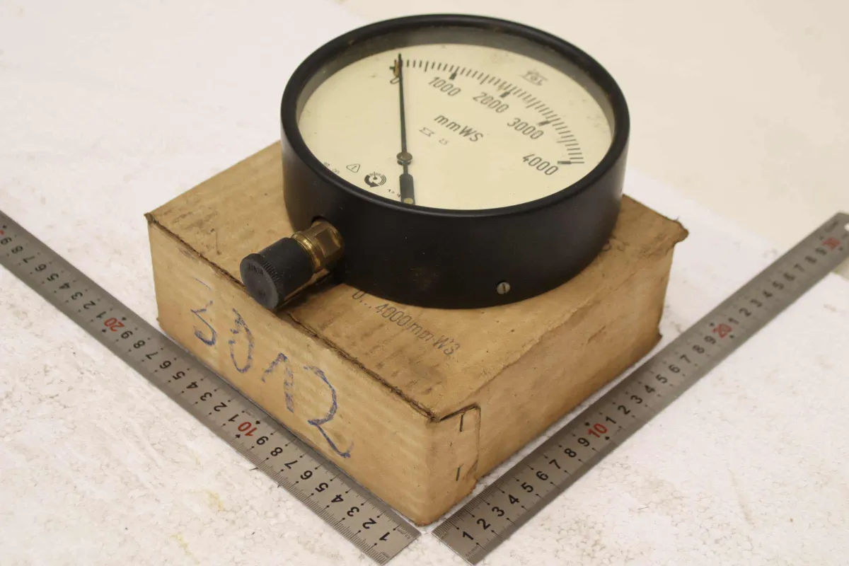 TGL KM 160 0-4000 mmWs Manometer 0-0,4 bar / 0-4000 mmWs