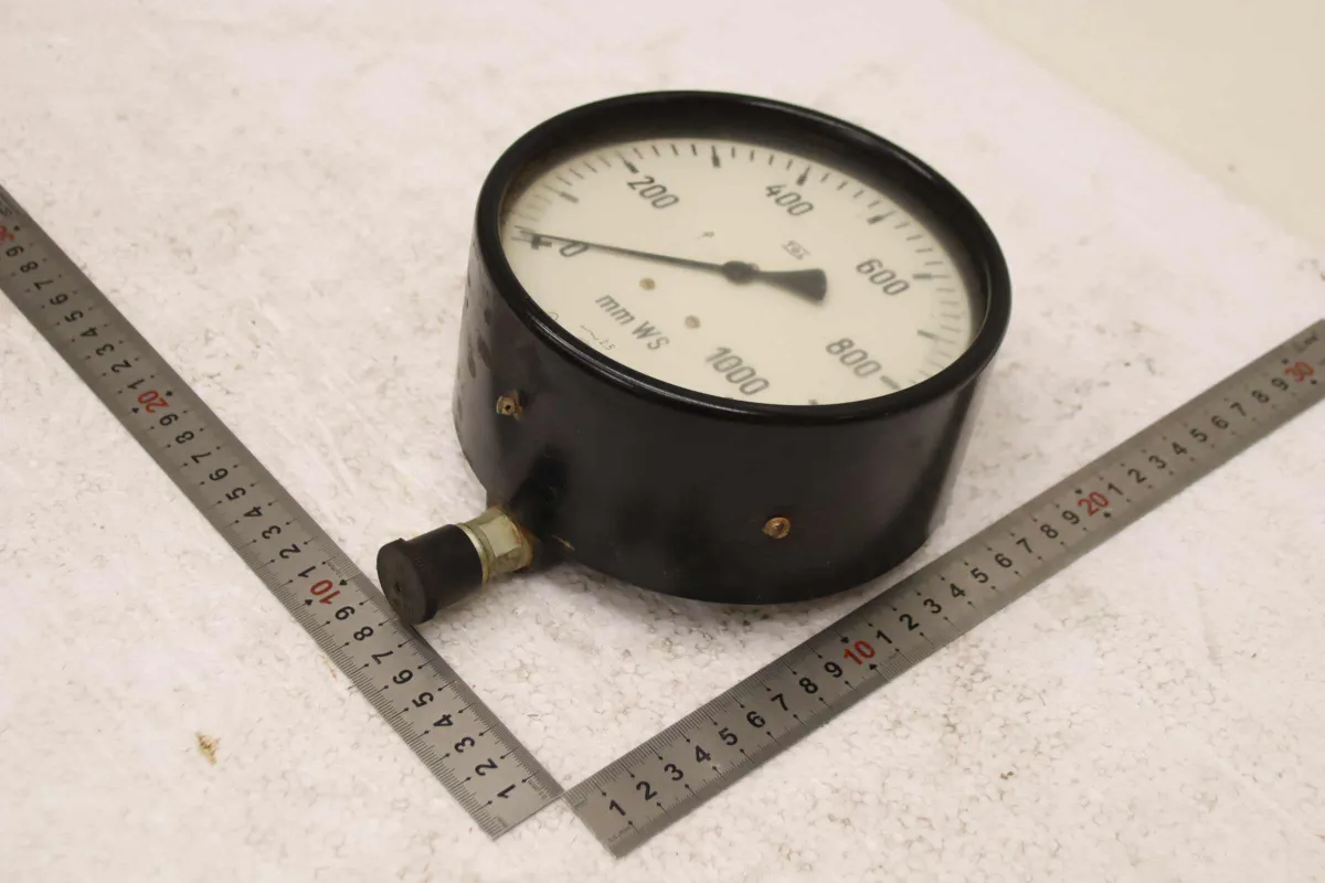 TGL Ø 160 mm 0-1000 mmWs Manometer 0 - 0,1 bar / 0-1000 mmWs