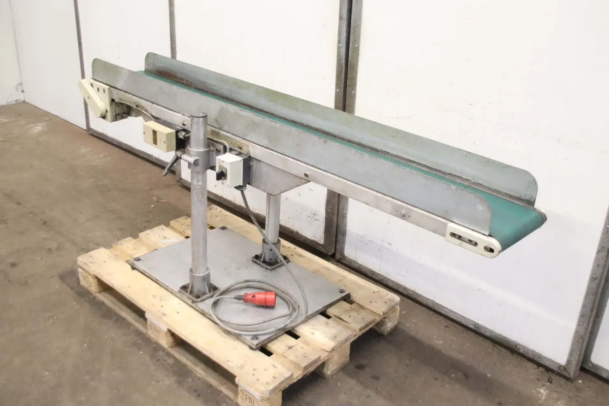 Feldpausch 250 x 2060 mm Conveyor belt 15 m/min