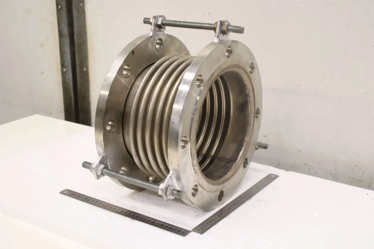DN 200 Axial compensator stainless steel