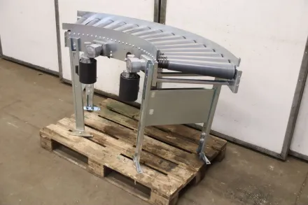 SOCO SYSTEM Förderbreite 355 mm Kurvenrollenbahn 14 m/min – RESALE