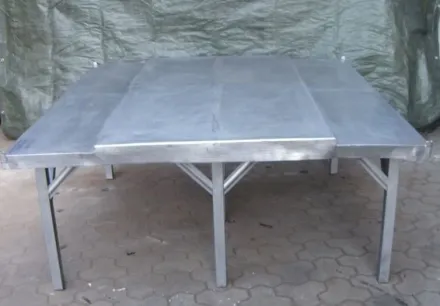 Typ 2000/1800 Edelstahltisch doppelt – RESALE