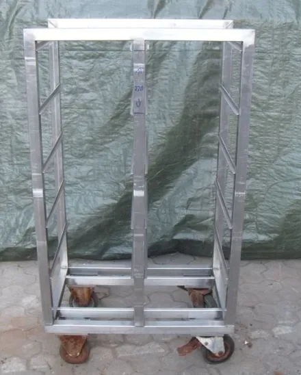 Edelstahl Typ 790/540/1430 Lebensmittelregal – RESALE