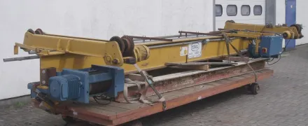 Demag Stahl Spannweite 6,4 m Brückenkran 1,6 to doppelt – RESALE