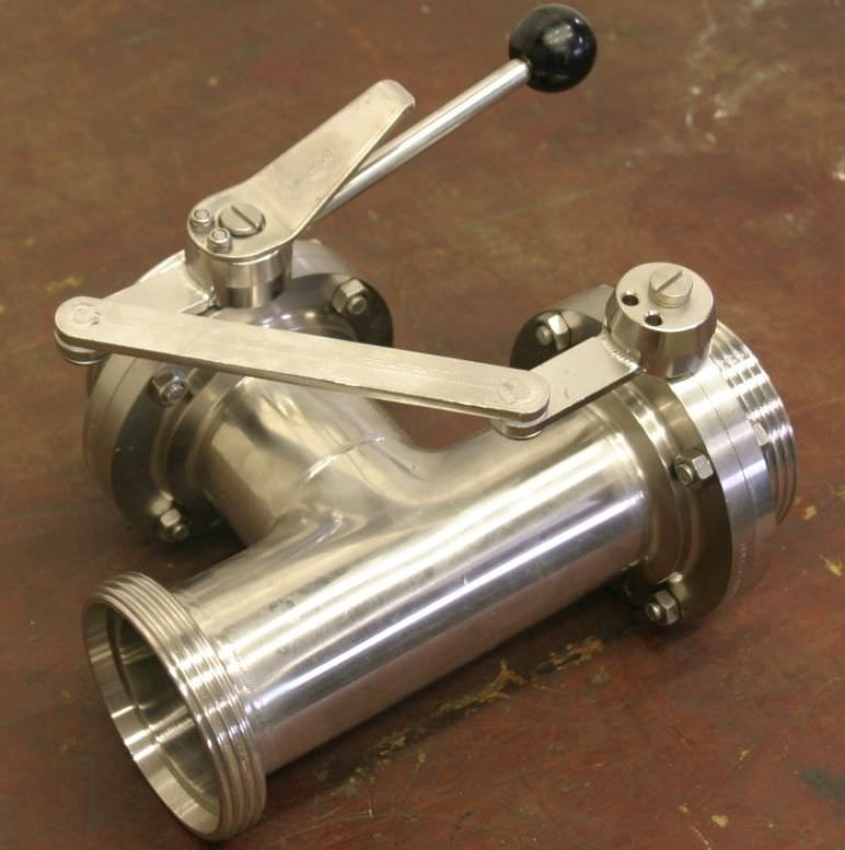 Kieselmann Mehrwegesystem Disc valve DN65