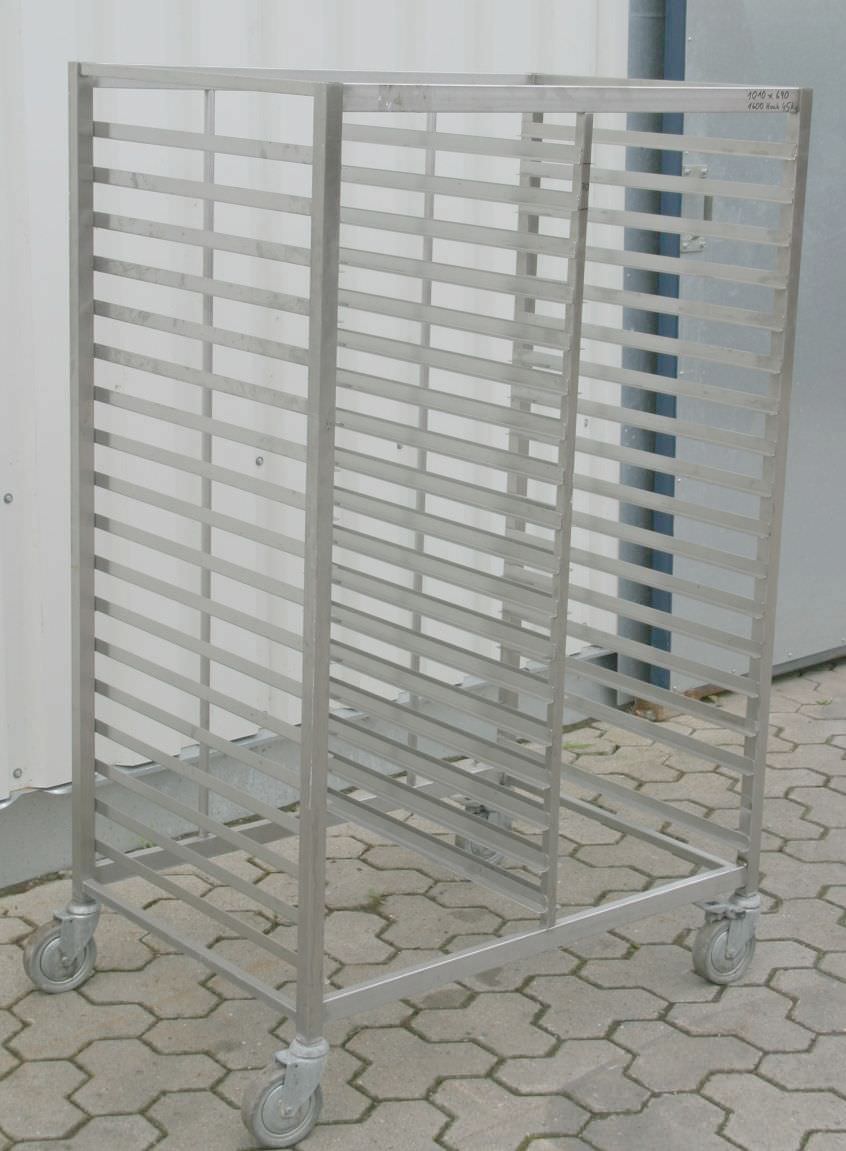 Edelstahl 1010/690/H1600 mm Etagenwagen aus Edelstahl