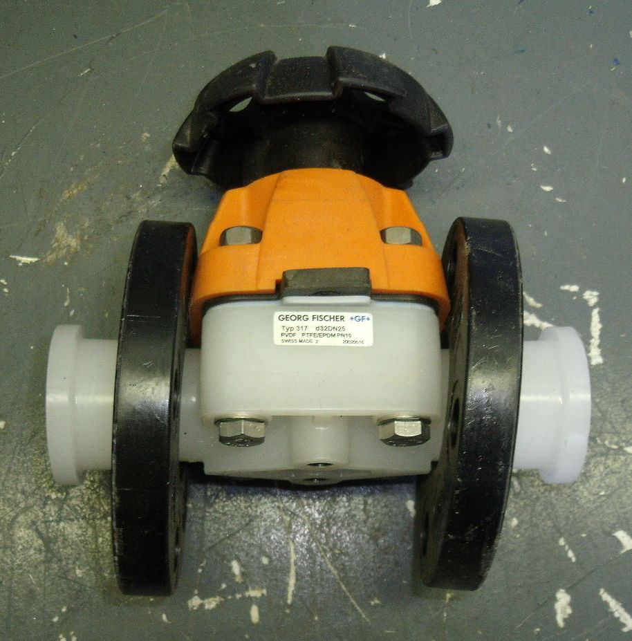GF DN25 PN10 Gate valve with flanged connection