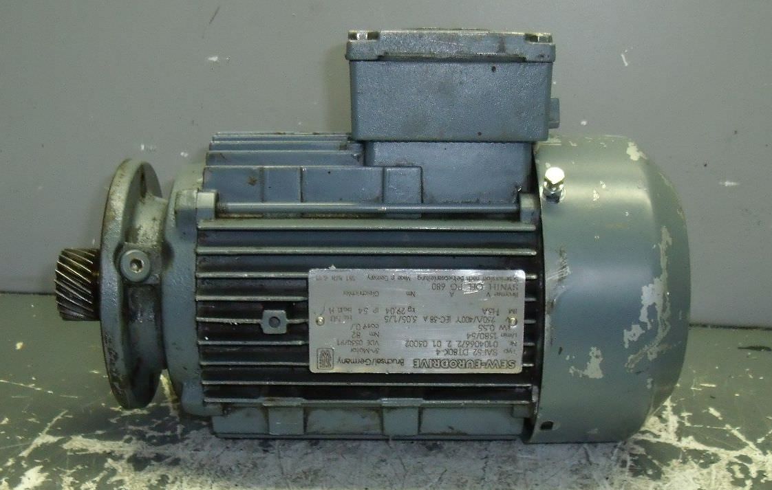 SEW SAF52 DT80K-4 Elektromotor 0,55 kW 1380 U/min