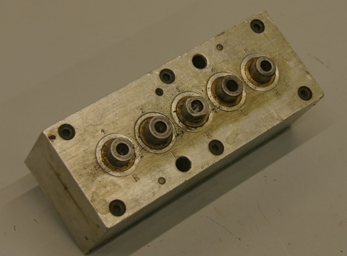 Nottmeyer 32 Lochabstand Mehrspindelkopf 5 Bohrer