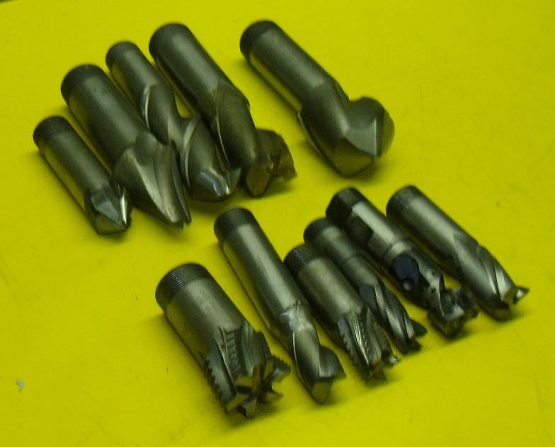 Stahl Verschiedene Durchmesser Fingerfräser 11 Stück