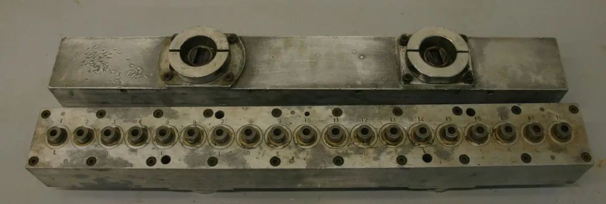 Nottmeyer 32 Lochabstand Mehrspindelkopf 19 Bohrer