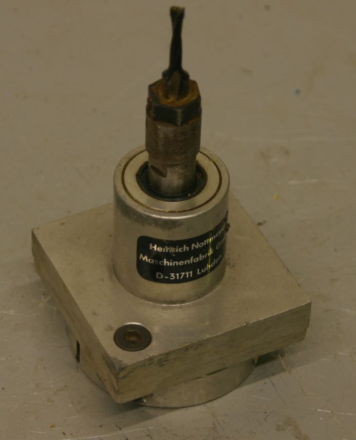 Nottmeyer Aufnahme M8 Mehrspindelkopf 1 Bohrer