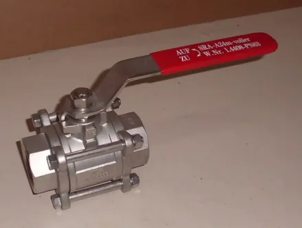 Edelstahl DN40 R 1 1/2 Zoll Kugelhahn Innengewinde – RESALE