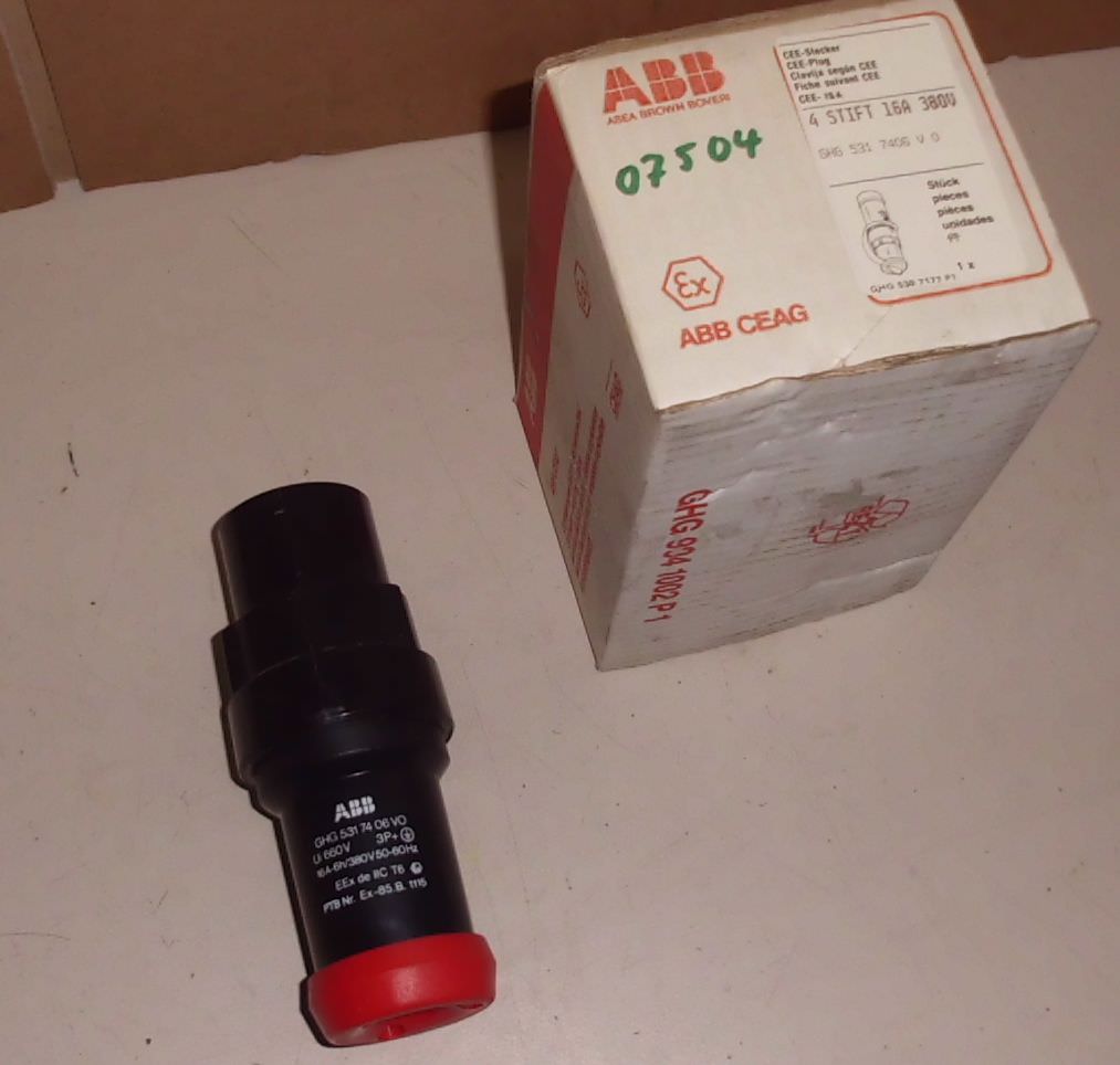ABB GHG 531 7406 V 0 CEE-Stecker EX Geschützt