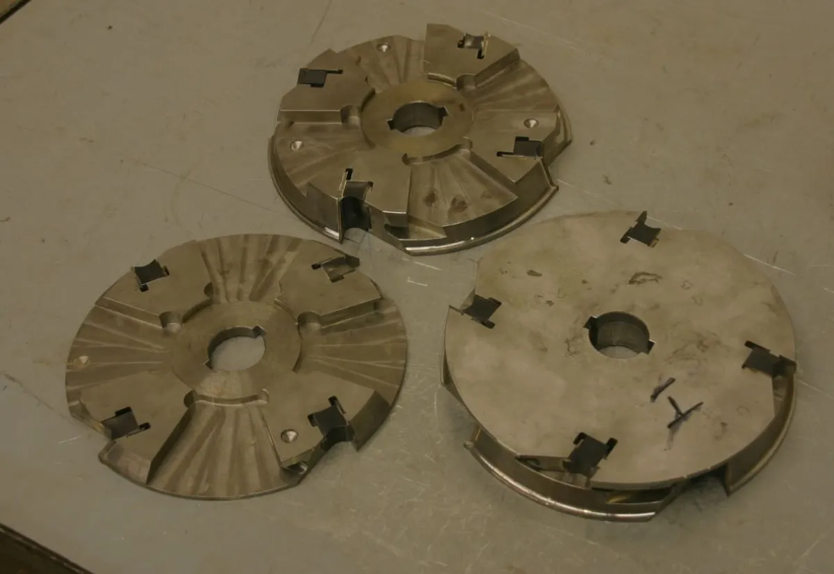 Stahl Eigenbau Holz-Fräser 2 Stück