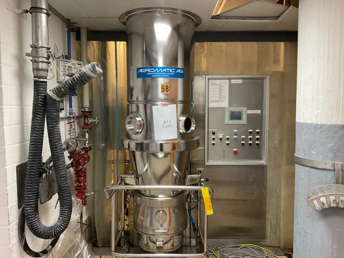 Aeromatic T3 - Fluid bed dryer batch Lebensmittelzusätze