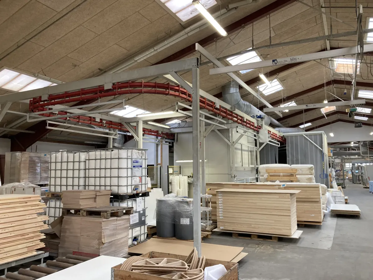 Cefla Igiotto system Spritz und Walzstrassen