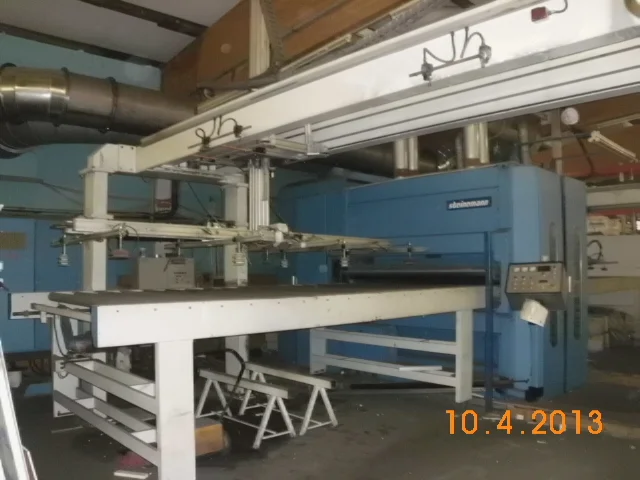 Steinemann doppelseitige Schleifmaschine Breitbandschleifmaschine