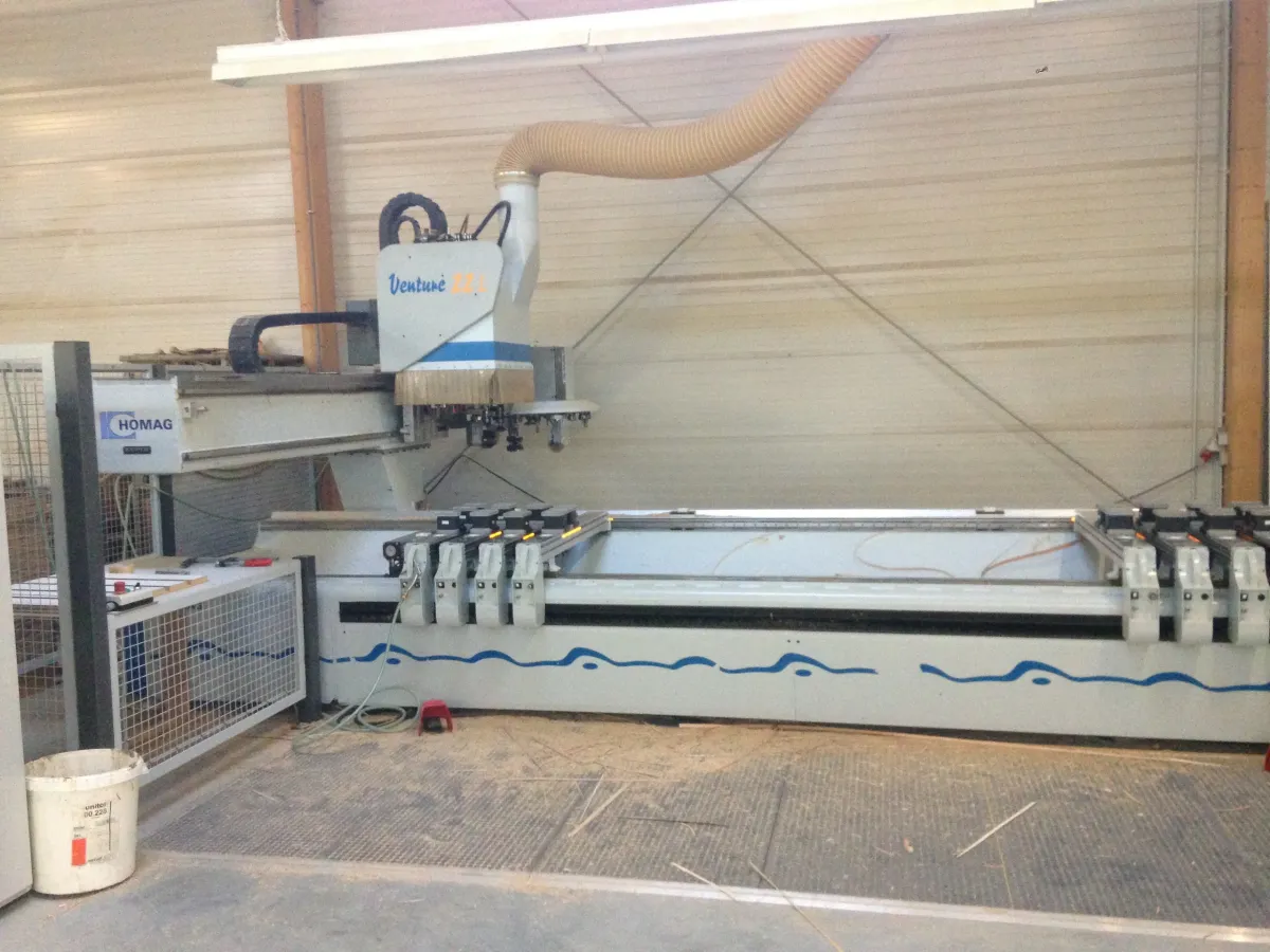 Homag Optimat BAZ 211 Venture 22 L CNC-Bearbeitungszentrum mit Verleimteil