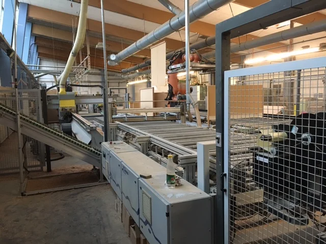 Homag BOF Türenbearbeitung CNC-Bearbeitungszentrum mit Verleimteil