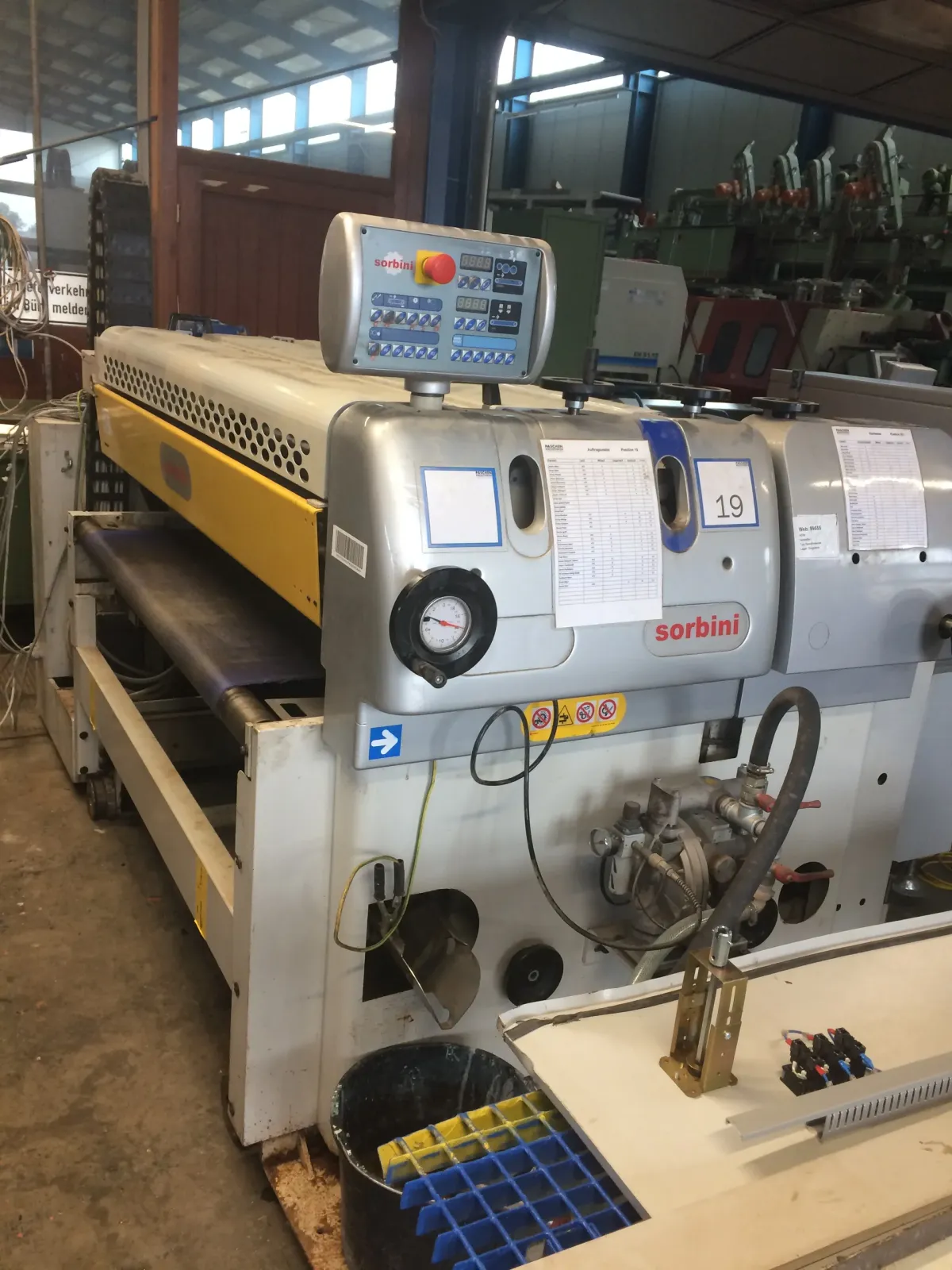 Cefla-Sorbini Spachtelmaschine SP1 Spachtelwalze