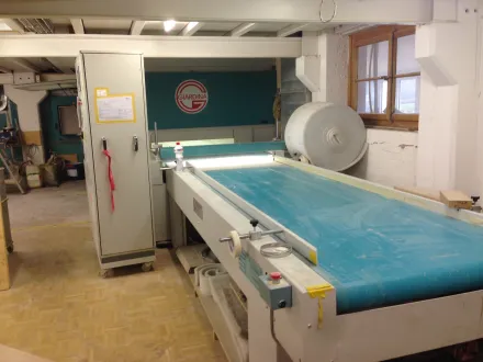 Giardina 1-Mann Lackieranlage Arbeitsbreite 900 mm Spritzstrasse – RESALE