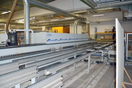 Homag KFL 23/03/27/PU/30+ZHR 05 Kantenanleimmaschine einseitig – RESALE
