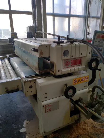 Sorbini roller coater T/20-MF Lackwalze – RESALE