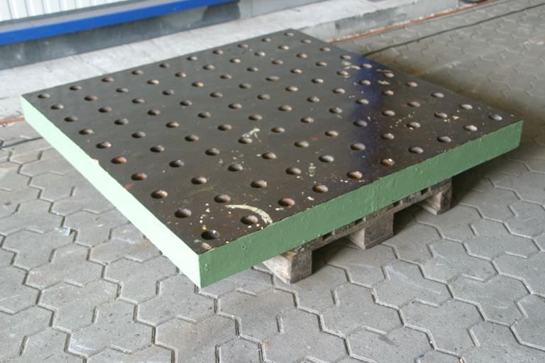 Guss Abmessungen 1500/1500/H125 mm Aufspannplatte