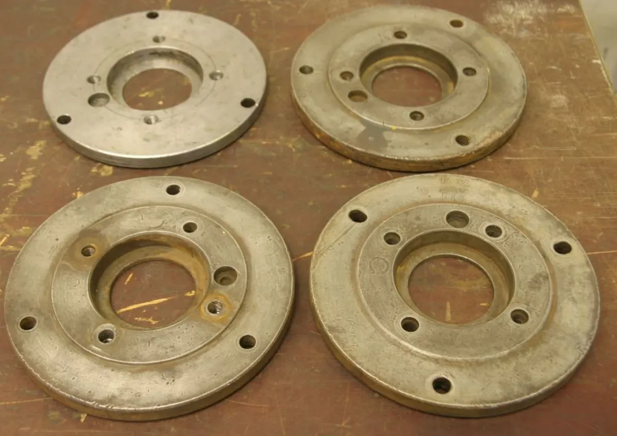 Stahl Ø 200 mm Futterflansch 4 Stück