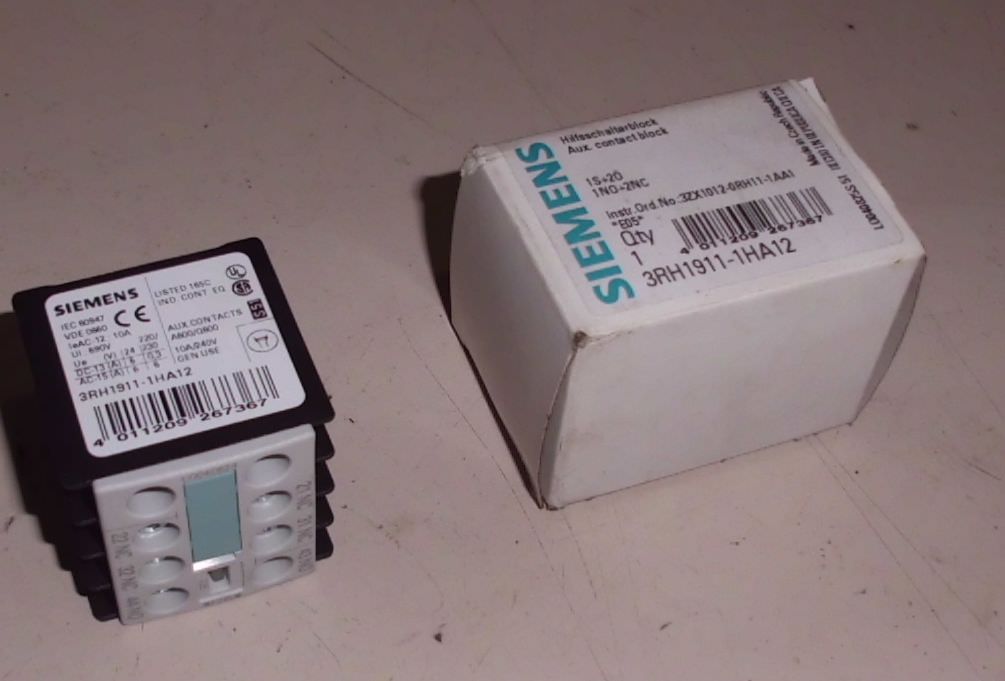 Siemens 3RH1911-1HA12 Hilfsschalterblock