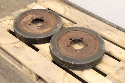 Renger Ø 420 x 80 mm Vollgummi Reifen mit Felge 2 Stück – RESALE