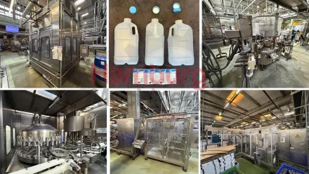 Weightpack WFT 32.10.160 Filling, closing, labelling and packing line for plastic containers of 2 liter with fresh milk - – RESALE
