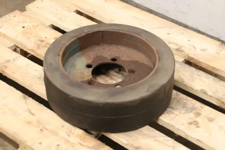 Ø 420 x 95 mm Vollgummi Reifen mit Felge 2 Stück – RESALE