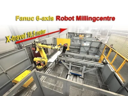 Fanuc Milling Robot X: 10 500 / Y: 3045 / Z: 3500 mm CNC Bettfräsmaschine mit beweglichen Säulen und CNC – RESALE