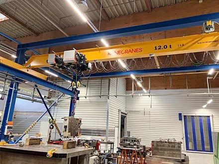 Konecranes CXT 12t Zweiträger-Brückenkran – RESALE