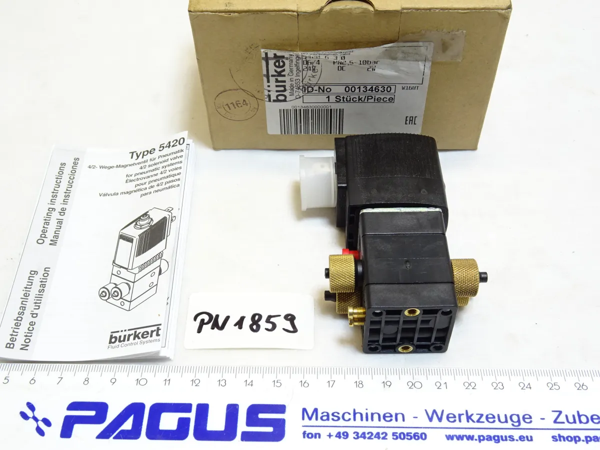 Bürkert Pneumatikventil 5420 G 3,0