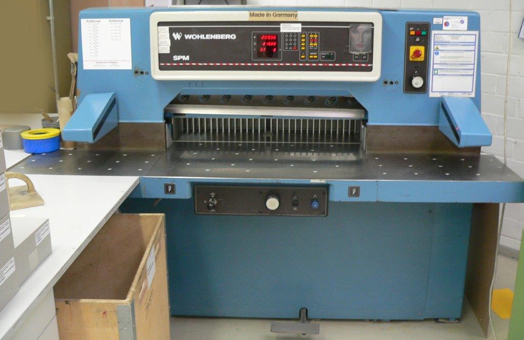 Wohlenberg WP 92 SPM Schneidemaschinen