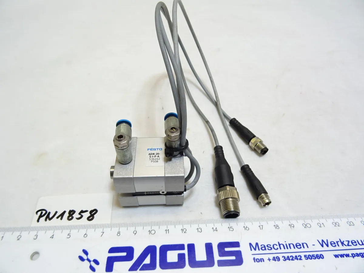 Festo Pneumatikzylinder Hub 5 mm ADN-20-5-I-P-A