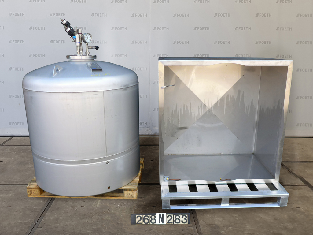 Wilhelm Schmidt GEX1000 (stainless steel) - Pressure vessel Biotechnologie
