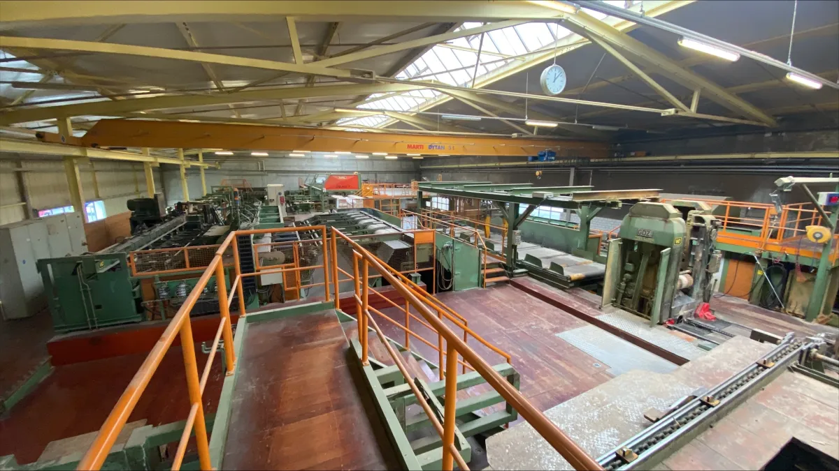 Complete Used Sawmill Line Sägelinie