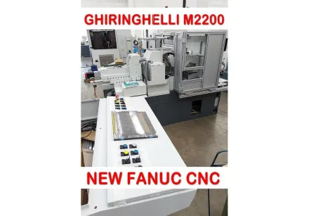 Ghiringhelli M2200 SP610 CNC FANUC 5 axi... Spitzenlosschleifmaschinen – RESALE