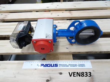 Absperrklappe mit Schwenkantrieb DN80, PN16 – RESALE