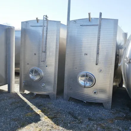 8300 Liter kühlbarer kubischer Lagertank aus V2A m – RESALE
