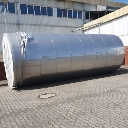 50000 Liter isolierter Lagertank aus V2A – RESALE
