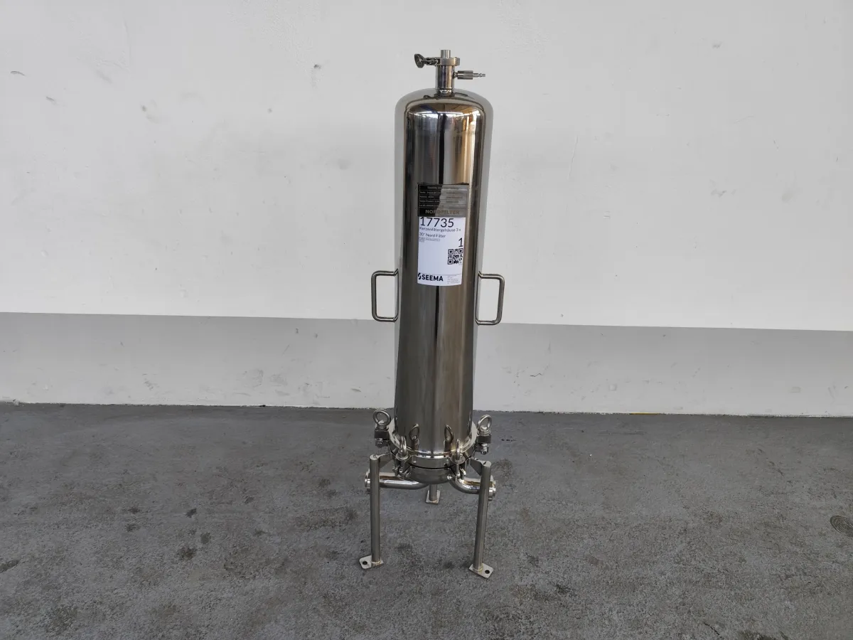 NORDFILTER Kerzenfilter 3 Kerzen 3 hoch Kerzenfiltergehäuse – 3 × 30? – Code 07