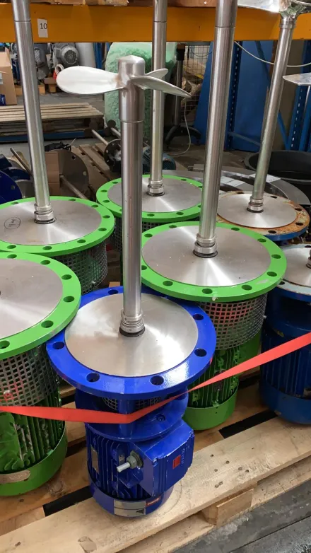 On Request on request Tank agitators – RESALE