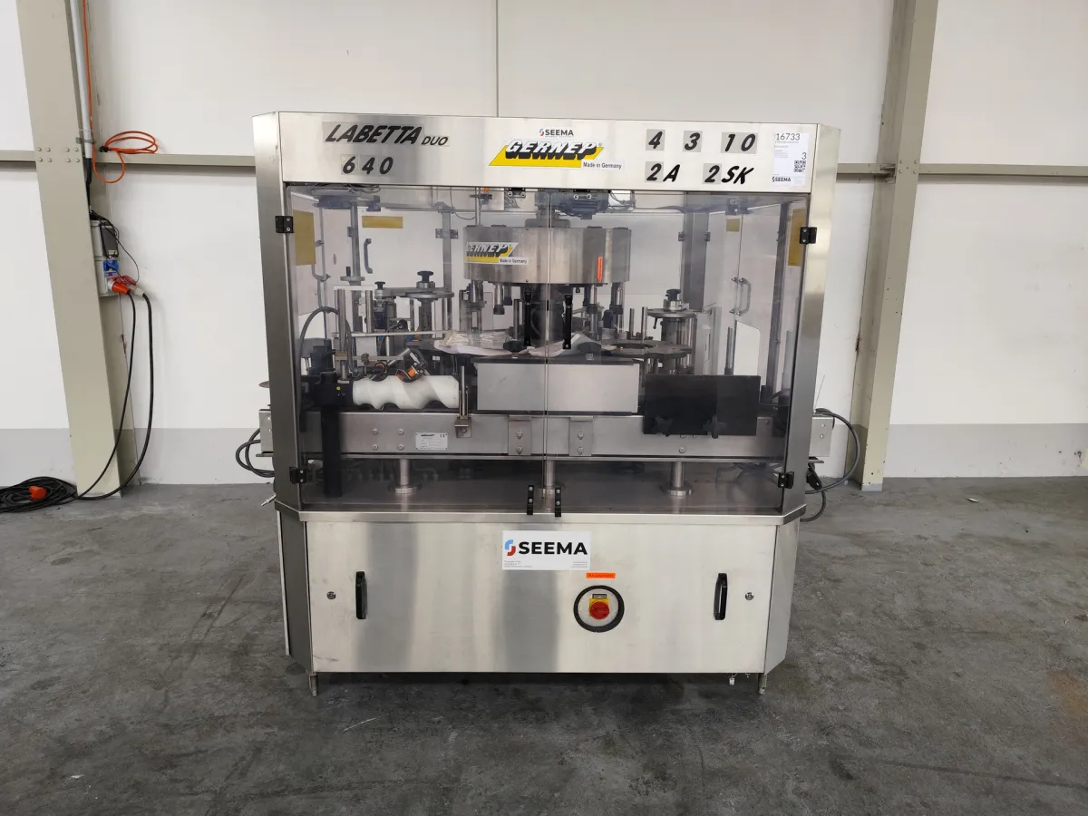 Gernep LABETTA DUO 4-3-10 2A 2SK Labeling machine 2 SA + 2 cold glue