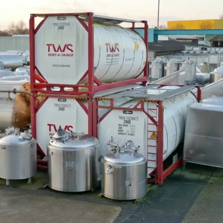 Van Hool 25000 Liter ISO-Tankcontainer / heiz-/kühlbarer Dr – RESALE