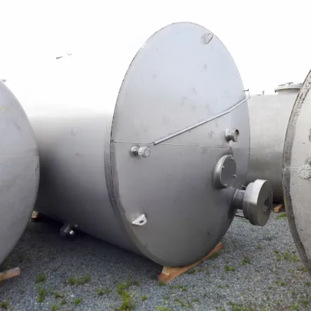 Dieball 16500 Liter heiz-/kühlbarer Edelstahlbehälter aus – RESALE